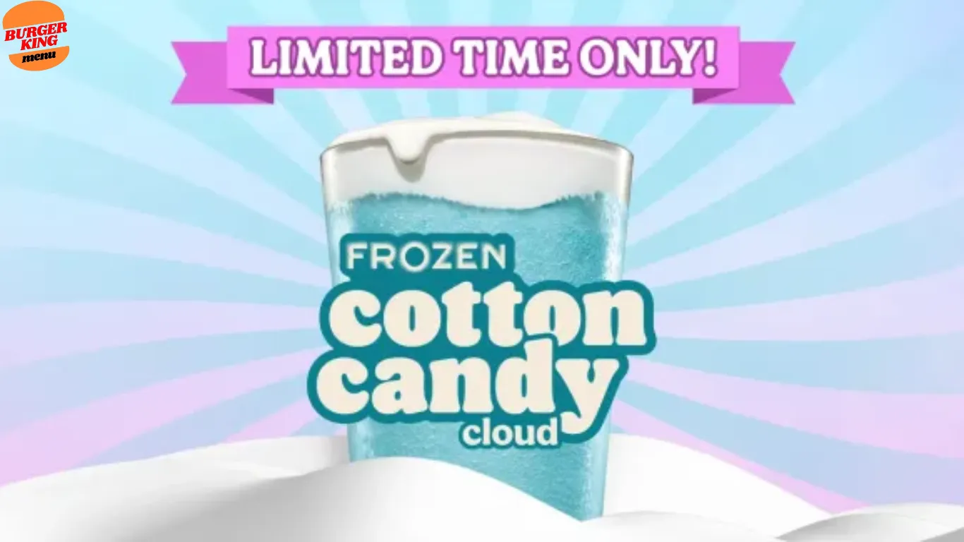 Burger King New Drink Launched (Frozen Cotton Candy)