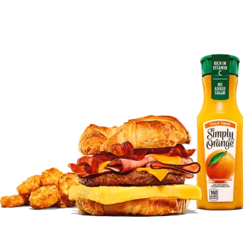 Fully Loaded Croissan'wich Meals » Breakfast Menu February 2025