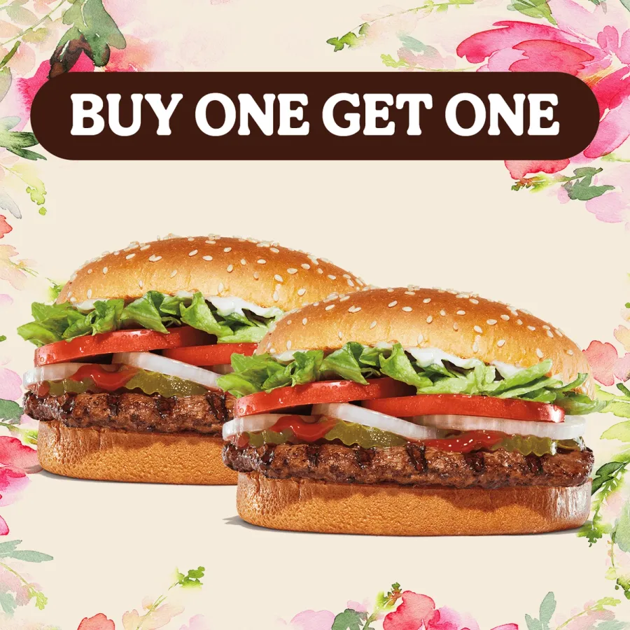 Burger King Giving Away Free Whoppers on Mothers Day