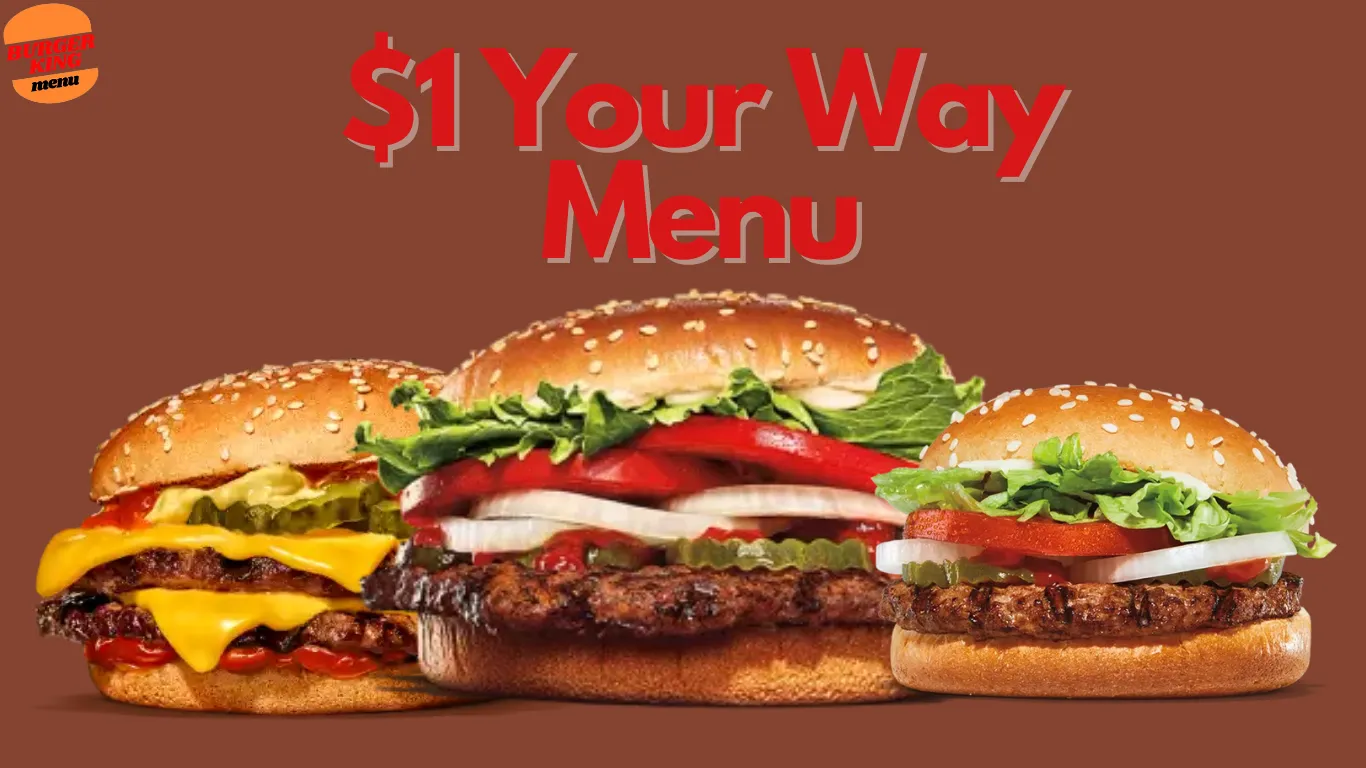 Burger King Value Menu Great Save