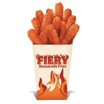 Burger King 12 Pc Fiery Mozzarella Fries