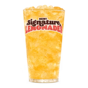 Burger King Mango Peach Lemonade