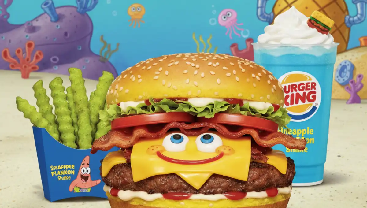 Burger King's SpongeBob Menu