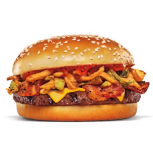 Impossible Maple Bourbon BBQ Whopper with Bacon