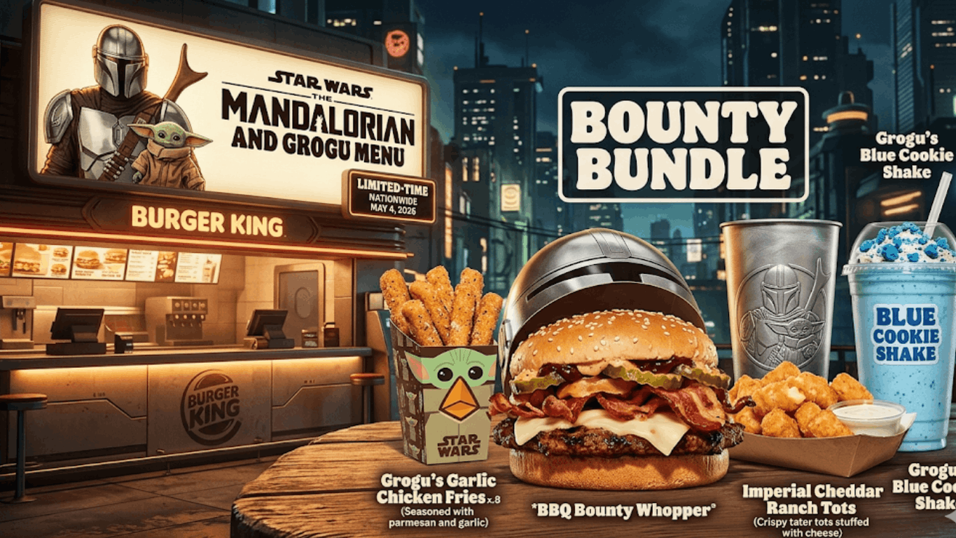 Burger King's Mandalorian And Grogu Menu