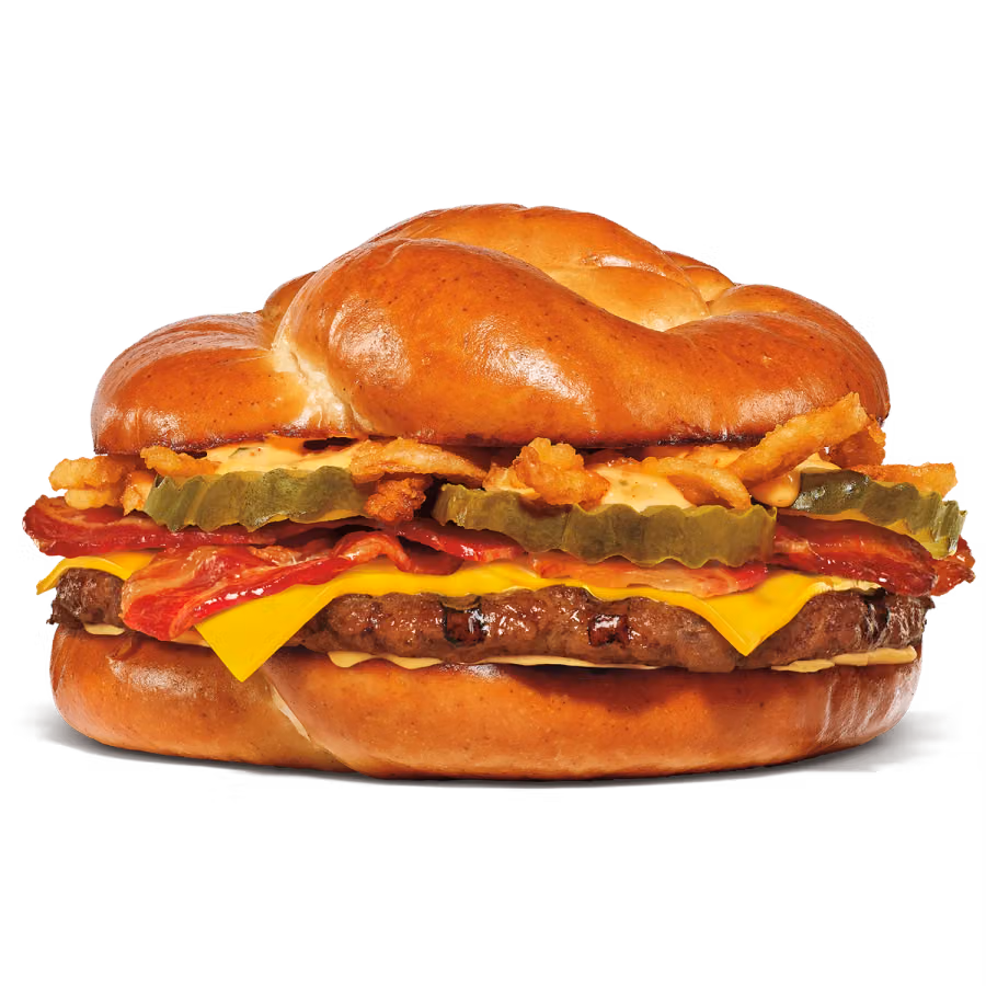 Game Day Pretzel Burger